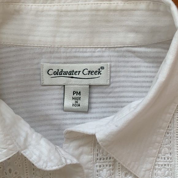 Coldwater Creek button down with split back detail - Picture 5 of 8